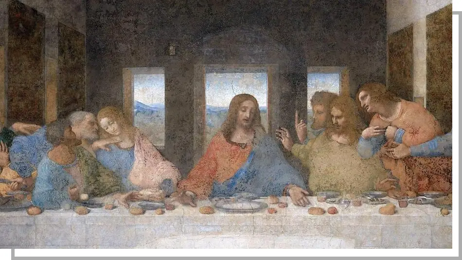 La Cene Fresque Par Leonard De Vinci